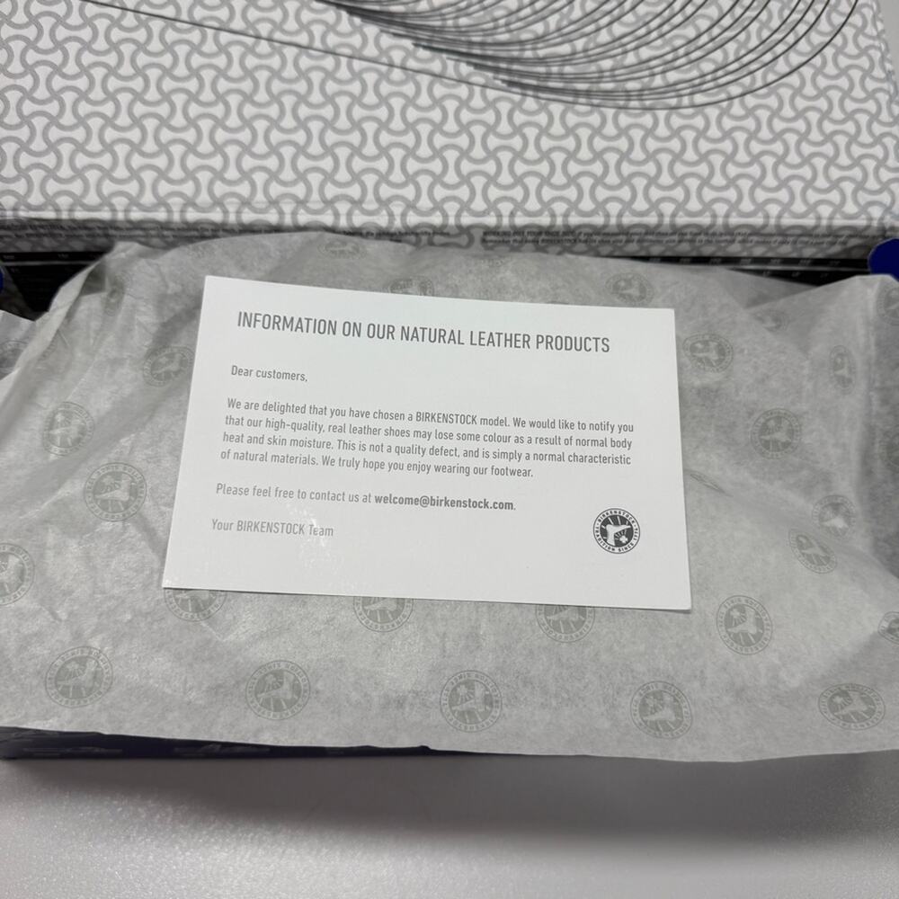 NIB • Birkenstock Arizona Soft Footbed Oiled Leather Size:38 L7/M5- Normal Width - Picture 7 of 8